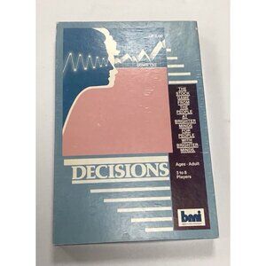 Vintage DECISIONS Stock Market Value Board Game Brighter Minds 🎲